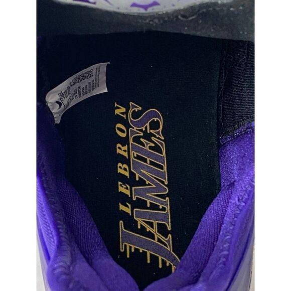 NIB Nike LeBron 18 Lakers Basketball Shoes Sneakers Black Purple Men\'s Size 10.5 main image 12
